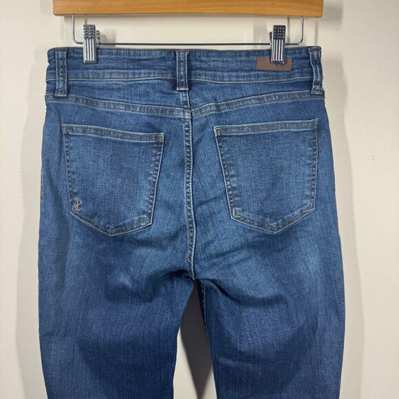 Kut From the Cloth Jeans Women 6 Blue Bootcut Western Boho Dark Wash High Rise - Picture 5 of 11